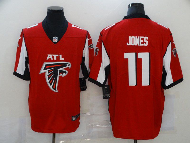 Men Atlanta Falcons #11 Jones red Nike Vapor Untouchable Limited 2020 NFL Nike Jerseys